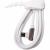 Кабель USB - micro USB, 1,2м, HOCO U42 Exquisite steel, белый
