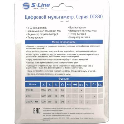 Мультиметр DT-830B S-Line