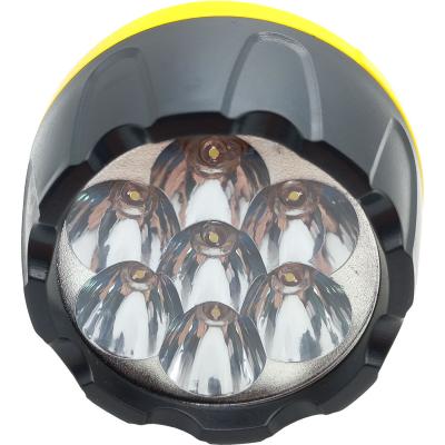 Фонарь ручной Smartbuy 7+8 LED, аккумуляторный, желтый (SBF-88-Y)