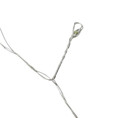 Гирлянда провол. 20м./600led, РОСА мишура Св.П. бел. LX-497