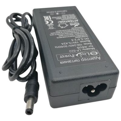 Блок питания импульсный 19,0V,  3,42A 5,5x2,5мм, "ASUS" **