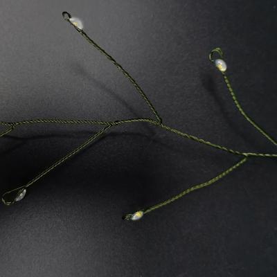 Гирлянда провол. 9м, 1440LED, т.бел. кластер, 8 функций, Luca Snake Light /87449/