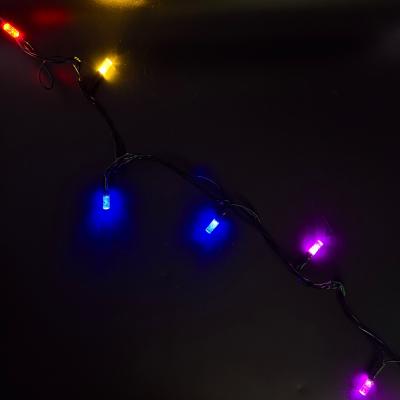 Гирлянда нитевая, 15м, 120LED, 8mm, цилиндр, RGB. LX-487