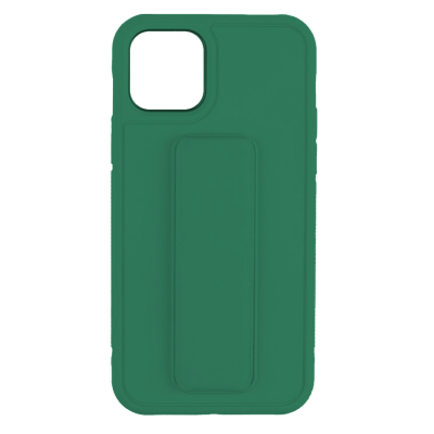 Чехол-накладка, подставка с магнитом iPhone 12 mini, More choice STAND (Dark Green)