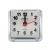 Часы-будильник PERFEO Quartz PF-TC-001, квадратные, 5,5*5,5 см, белый