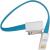 Кабель USB - iPhone 30pin, 0,2м, Smartbuy, магнитный, голубой (iK-402m blue)***