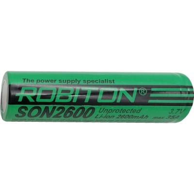 Аккумулятор 18650, 2600 mAh, без защиты 35A SON2600 (Sony18650VTC5A) /15699/ ROBITON