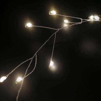 Гирлянда провол. 15м, 600LED, т.бел. капли макро, 8 функций, Luca Snake Light /88113/
