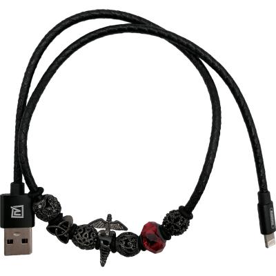 Кабель USB - Lightning 8pin, 0,5м, Remax Jewellery RC-058i, черный