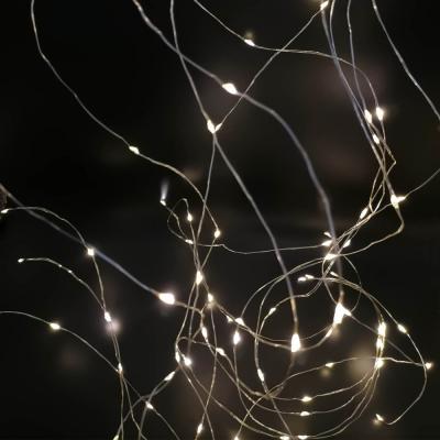 Гирлянда дождь проволочная, 2,0м/1,8м, LED, т.бел. LX-19-17