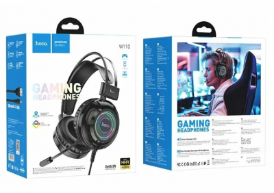 Наушники HOCO W110 игровая гарнитура, черный