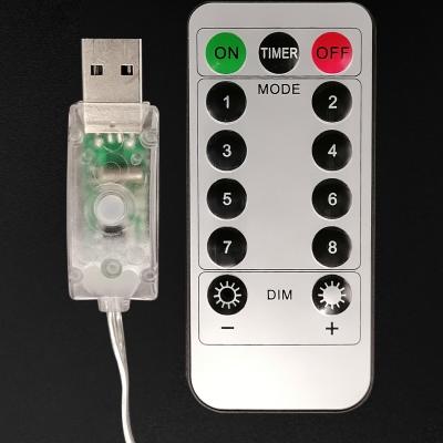 Гирлянда штора, 3,0м/1,0м, 100LED, RGB, с контроллером, IP65, пульт, USB 5В/1-2А, LDG10