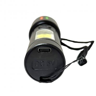 Фонарь ручной BL-612-TG (встр. аккум., XPE+COB)