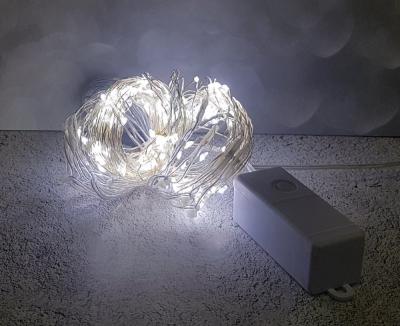 Гирлянда дождь проволочная, 2,0м/1,8м, LED, бел. HL-26