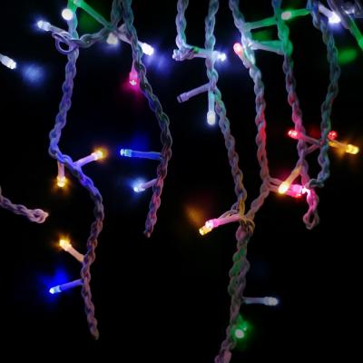Гирлянда бахрома, уличная, 12м/0,3-0,5м, RGB, Б.П. LX-303