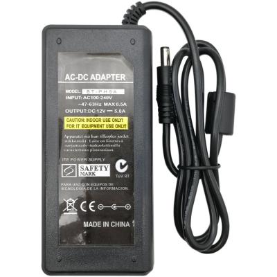Блок питания импульсный 12,0V,  5,0A, 60W /v.2/