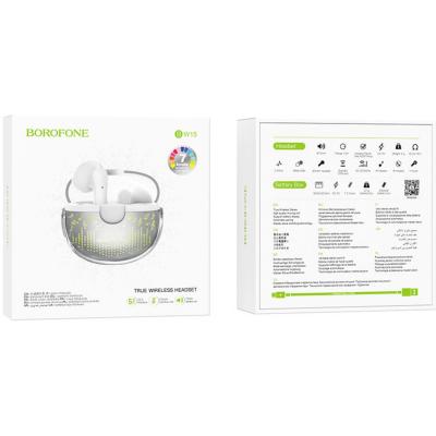 Беспроводные наушники BOROFONE BW15 TWS, bluetooth, в кейсе, белый