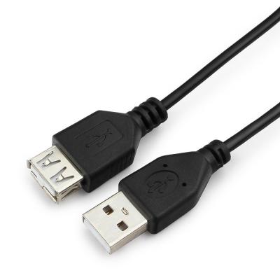 USBшт-USBгн, 0,5м, USB2.0, Гарнизон GCC-USB2-AMAF-0.5, AM/AF, черный /14373/