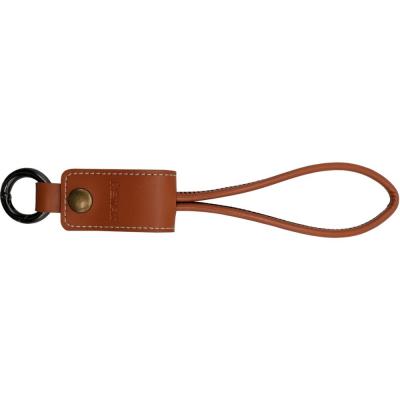 Кабель USB - micro USB, Remax West field RC-034m, брелок, коричневый