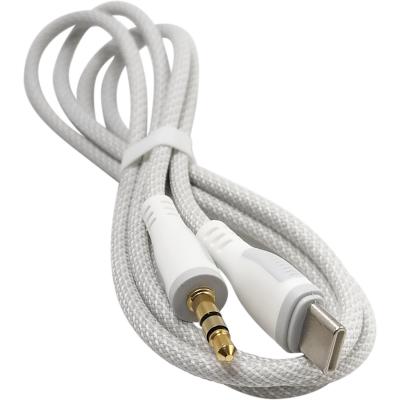 Jack 3,5mm - TYPE-C 1,0м, BOROFONE BL14, белый