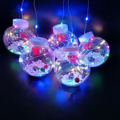 Гирлянда бахрома, шар, 3м\0,5м, 10шт, RGB, прозрачные, LX-115 Шишка