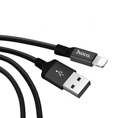 Кабель USB - Lightning 8pin, 1,0м, HOCO X14 Times speed, черный 