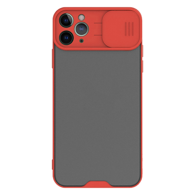 Чехол-накладка со слайд-камерой iPhone 12 PRO MAX, More choice SLIDE (Red)