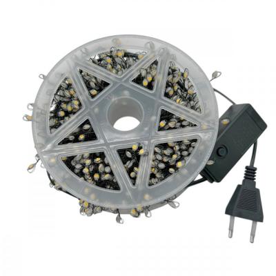 Гирлянда провол. 30м, 800LED РОСА / МИШУРА т.бел LX-626