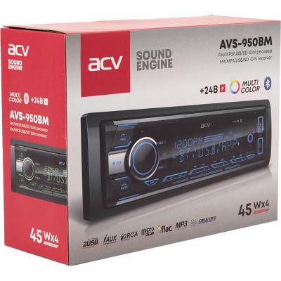 Автомагнитола ACV AVS-950BM, 24V, Bluetooth/USB/SD/FM