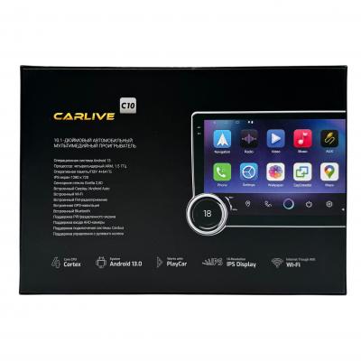 Автомагнитола 2DIN 10.1" Carlive C10, Android 13, QLED, IPS, 4GB/64GB, 4 ядра