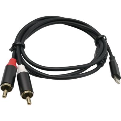 Lightning - 2RCA, 1,0м, BW1622, черный