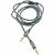 Jack 3,5mm - Jack 3,5mm 1,0м stereo HOCO UPA04 Series (with Mic), т.серый