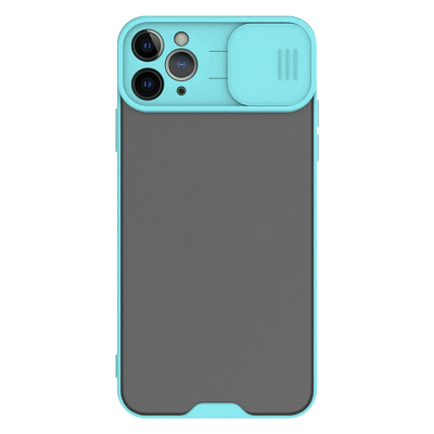 Чехол-накладка со слайд-камерой iPhone 11, More choice SLIDE (Turquoise)