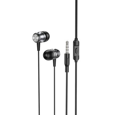 Наушники BOROFONE BM75 Platinum, серый металлик (пакет)