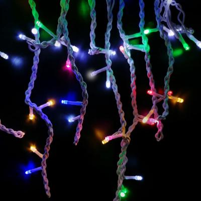 Гирлянда бахрома, уличная, 6м/0,3-0,5м, RGB, Б.П. LX-296
