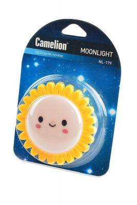 Ночник Camelion NL-179 "Солнышко" (LED с выключателем, 220V)