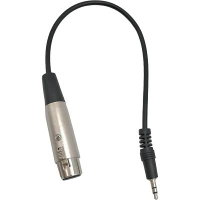 Переходник гн.XLR - шт.3.5 стерео,кабель 0,2 м