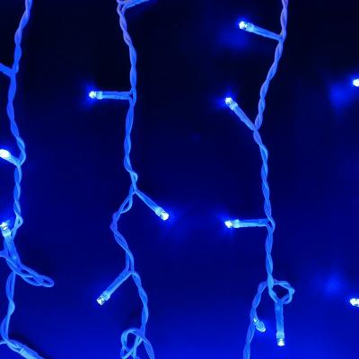 Гирлянда дождь, уличная, 3,0м/3,0м, 600LED, син. бел., Б.П., LX-30
