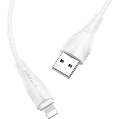 Кабель USB - Lightning 8pin, 2,0м, BOROFONE BX18 Optimal, белый