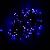 Гирлянда рисинка, 9м, 200LED, синий, черный провод 