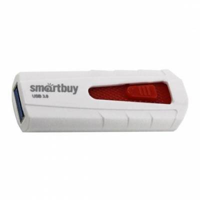 USB 3.0 накопитель Smartbuy 64GB Iron white/red (SB64GBIR-W3)