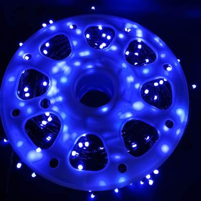 Гирлянда катушка, 100м, 480LED, 8mm, матовый, син. LX-95