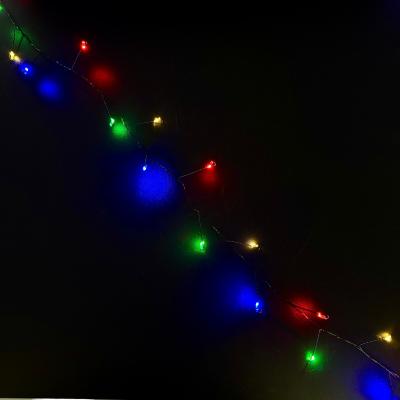 Гирлянда провол. 50м, 1500LED, РОСА / МИШУРА З.П. RGB LX-540