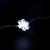 Гирлянда проволочная, 1,9м, 20LED, х.бел. снежинка, 2*AA, Luca String Light /83161/