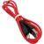 Кабель USB - Lightning 8pin, 1,0м, SmartBuy S21, 2.4A, силикон, красный (iK-512-S21br)