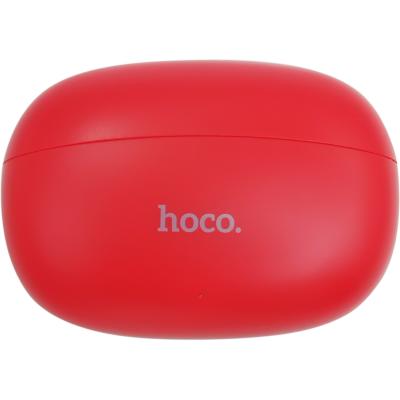 Беспроводные наушники HOCO EW17, Bluetooth, в кейсе, красный