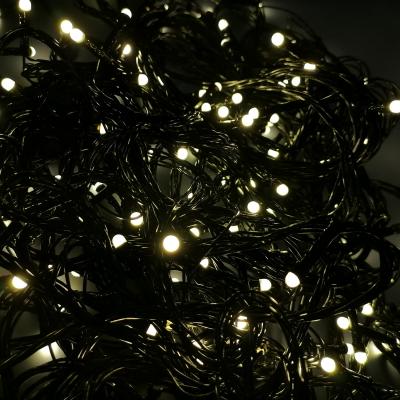 Гирлянда нитевая, 20м, 140LED, т.бел. матовый диод, Ч.П.