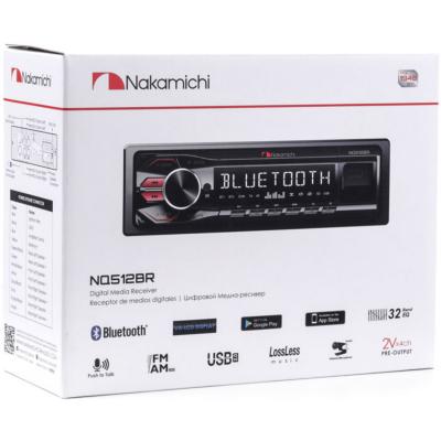 Автомагнитола Nakamichi NQ512BR 1DIN,Bluetooth, 4*50Вт