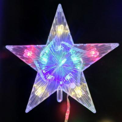 Гирлянда водопад-коса + звезда 193L 2,0м, RGB, З.П. LX-421