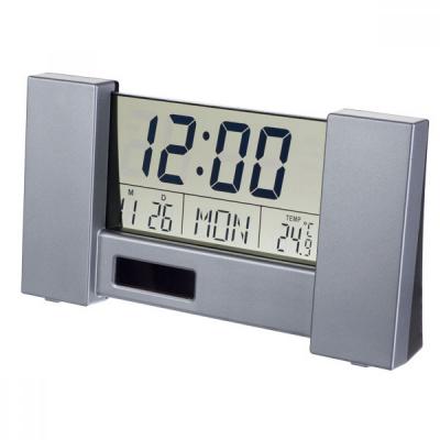 Часы-будильник PERFEO City, время, дата, температура, серебро